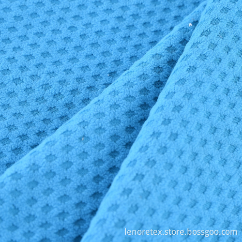 Polyester Bond Laminated Knit Jacquard Polar Fleece Fabric